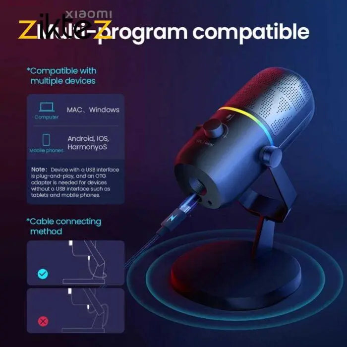 میکروفون رومیزی هایلو شیائومی Haylou GX1 (نسخه2 جدید اورجینال) - Image 3