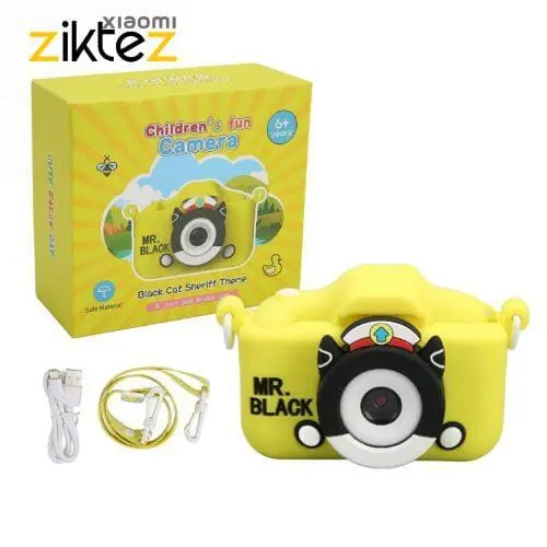 دوربین عکاسی فیلمبرداری کودک chidrens fun camera (mr black) (اورجینال پلمپ ارسال فوری) فروشگاه اینترنتی زیکتز