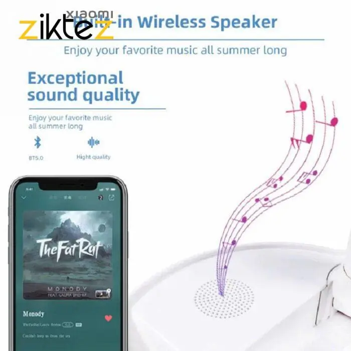 پنکه شارژی اسپیکردار شیائومی Xiaomi (نسخه اورجینال اصلی ارسال فوری) - Image 7