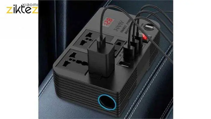 اینورتر فندکی 300 وات گرین لاین مدل Power Inverter Green Lion Spark 3 (نسخه اورجینال ارسال فوری) - Image 4