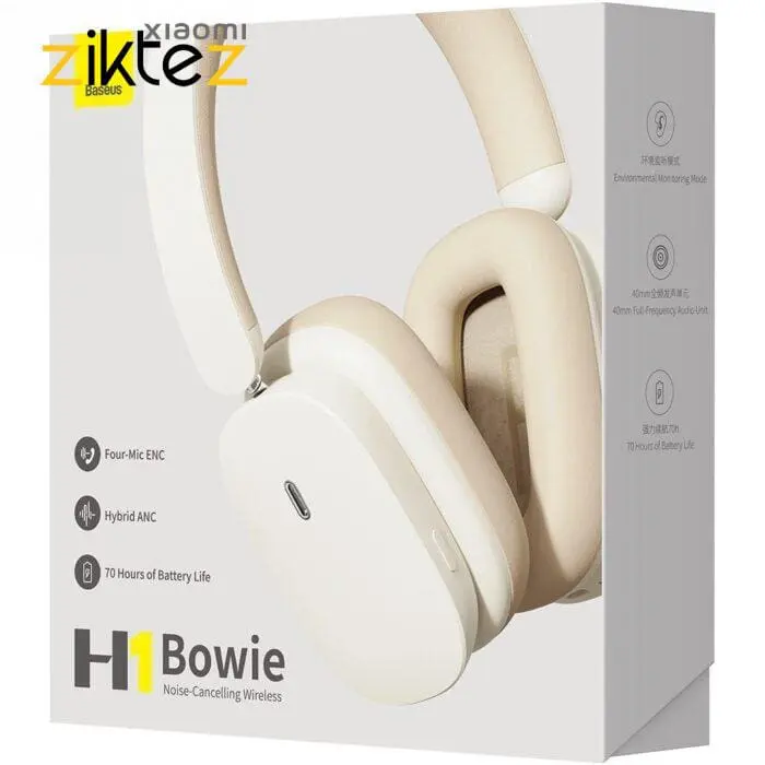 هدفون بی سیم باسئوس مدل Bowie H1 NGTW230002(اورجینال پلمپ با گارانتی ارسال فوری) - Image 7