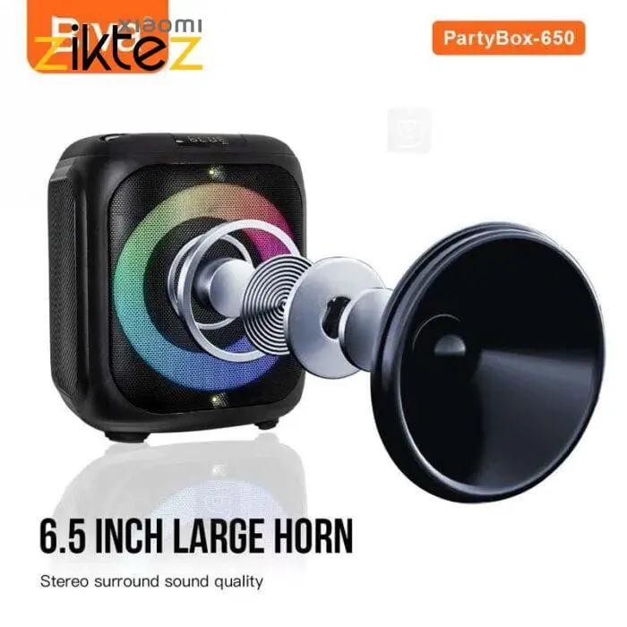 اسپیکر بلوتوث بیوا Biva Party Box 650 توان 80 وات (اورجینال با گارانتی) - Image 6