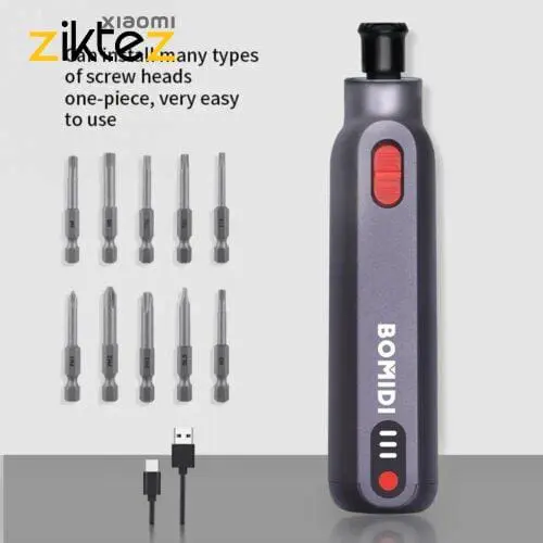 پیچ گوشتی شارژی شیائومی Xiaomi Bomidi ESS01 (اورجینال ارسال فوری) فروشگاه اینترنتی زیکتز