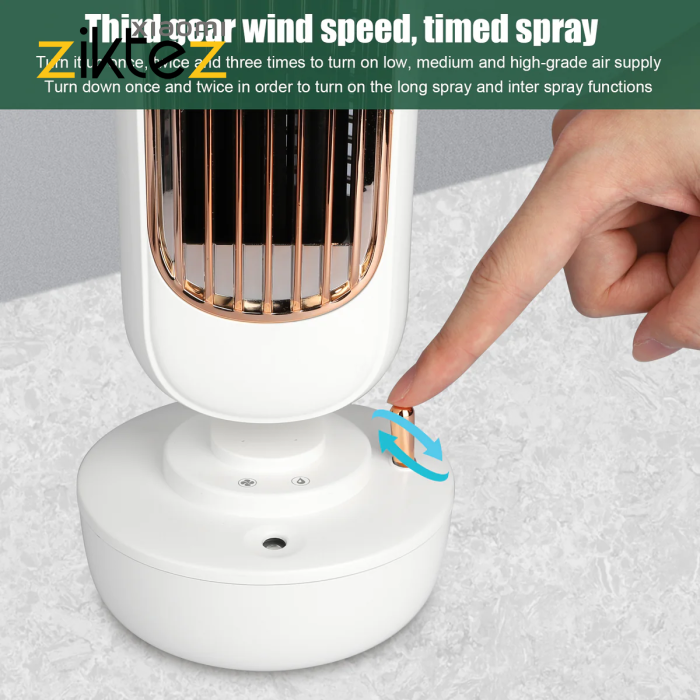 پنکه پر قدرت رومیزی بخور دار مدل  Fan 02 (اورجینال نسخه جدید) - Image 13