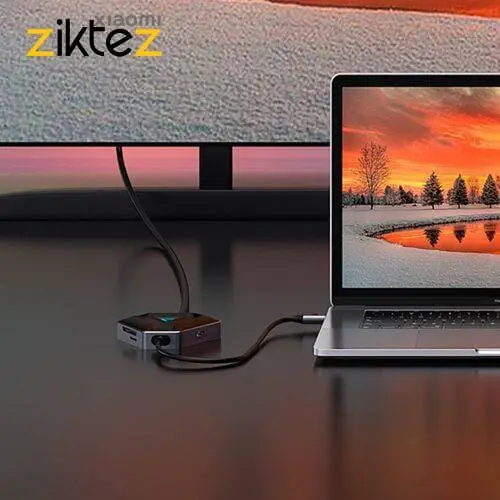 هاب گیمینگ پرودو Porodo 6in1 4K HDMI USB-C Hub PDX529 توان 100 وات (اورجینال اصلی ارسال فوری) فروشگاه اینترنتی زیکتز