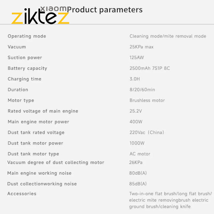 جارو شارژی پر قدرت شیائومی مدل Xiaomi Lydsto H4 (نسخه جدید اورجینال) - Image 15