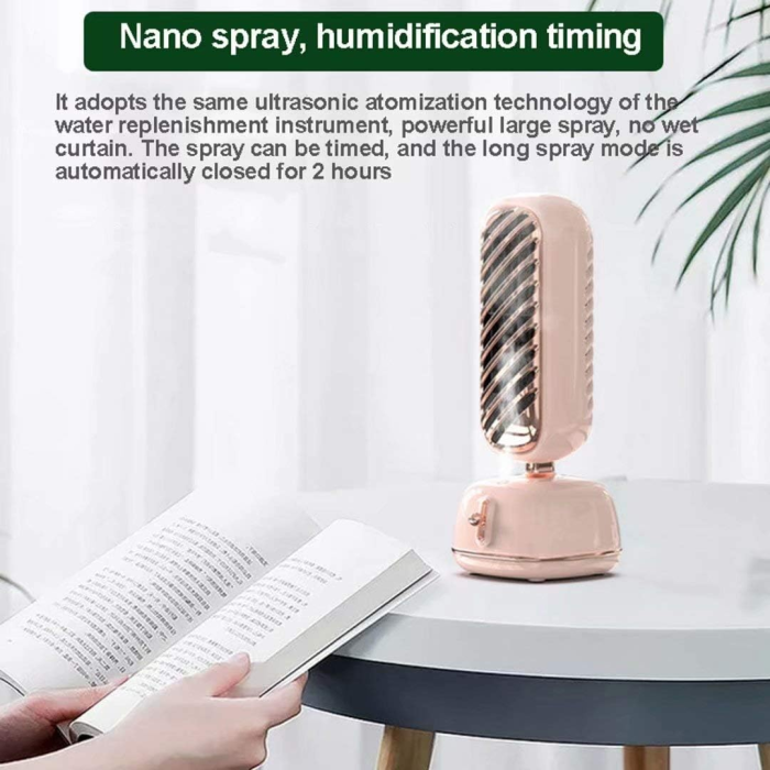 پنکه شیائومی مه پاش رومیزی مدل Xiaomi zolele Humidifier desktp fan TF001 (اورجینال) - Image 14