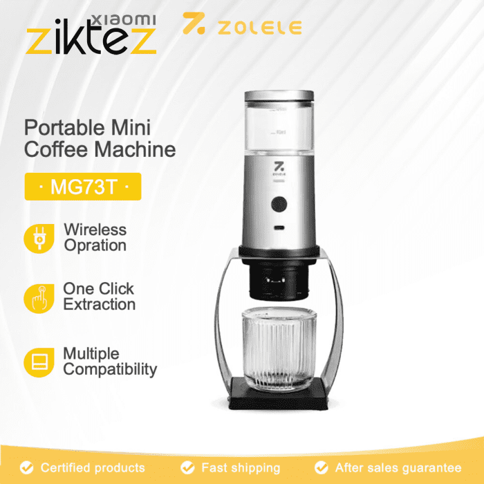 قهوه ساز شارژی قابل حمل شیائومی مدل Zolele MG73T (اورجینال ارسال فوری) - Image 3