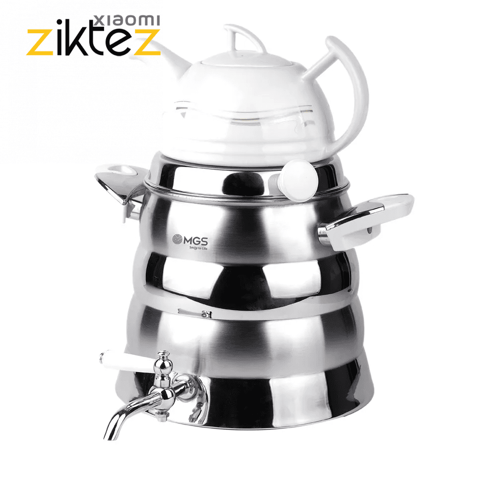 کتري شیر دار استیل اورجینال با گارانتی MGS فروشگاه اینترنتی زیکتز