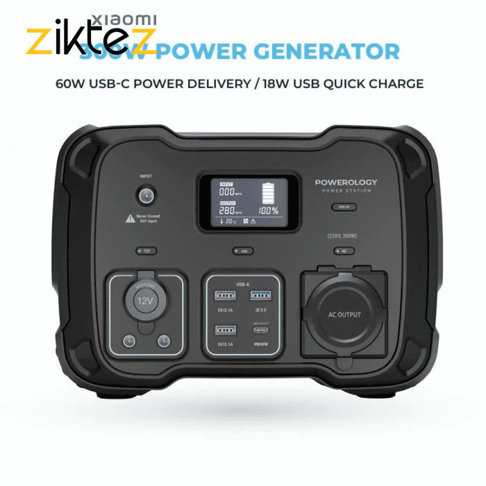 پاوربانک 78000 مولد برق 300 وات پاورولوژی Powerology Power Generator PPBCHA22 (اورجینال ارسال فوری) - Image 3