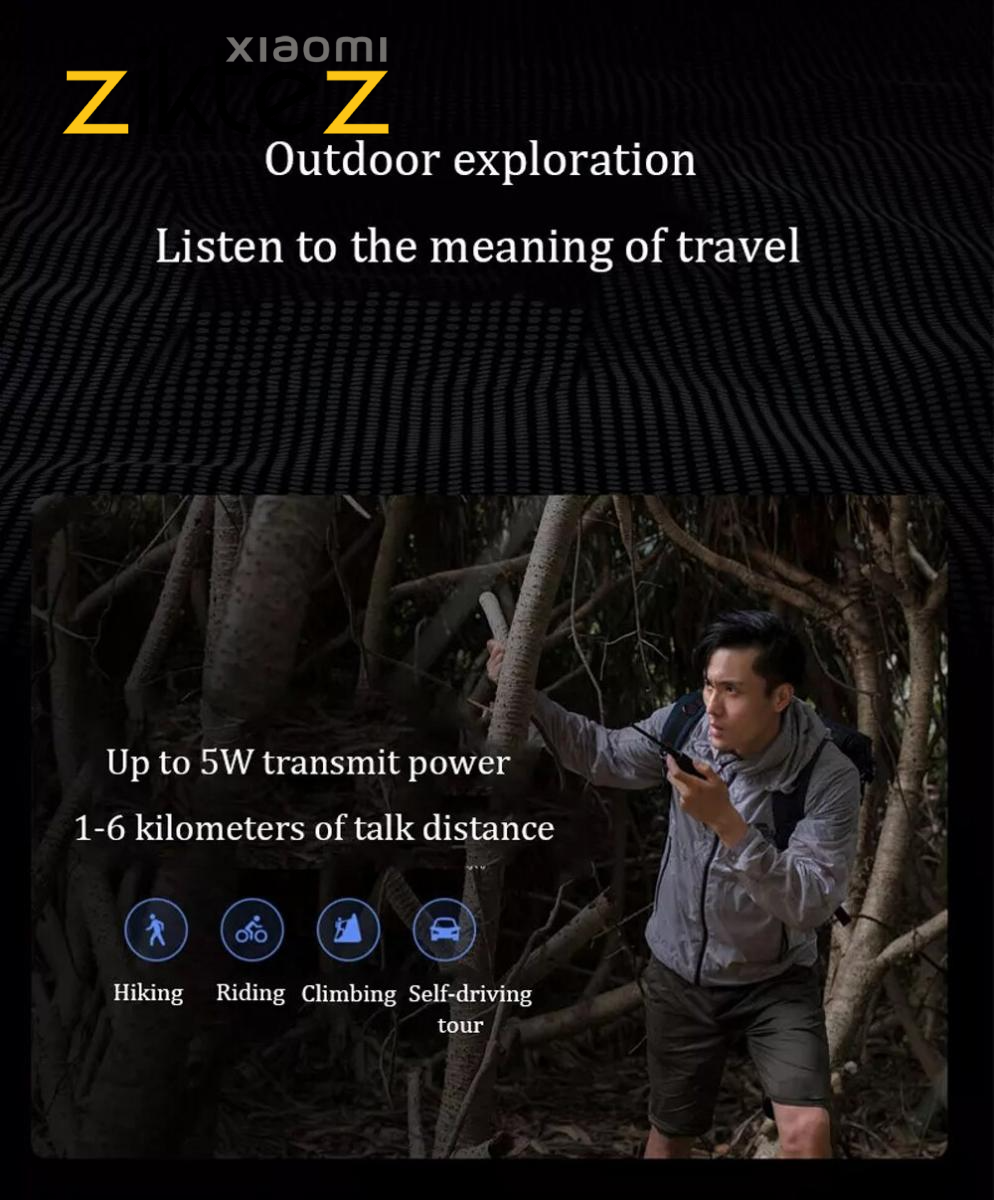 بی سیم واکی تاکی شیائومی ضد آب مدل Xiaomi Mijia Walkie Talkie 2 XMDJJ02 (اورجینال)