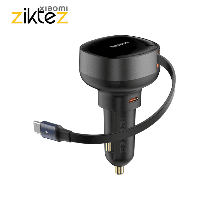 شارژر فندکی بیسوس 60 وات Baseus cctxp-cc Enjoyment Pro C00057802111 (اورجینال با گارانتی) - Image 3