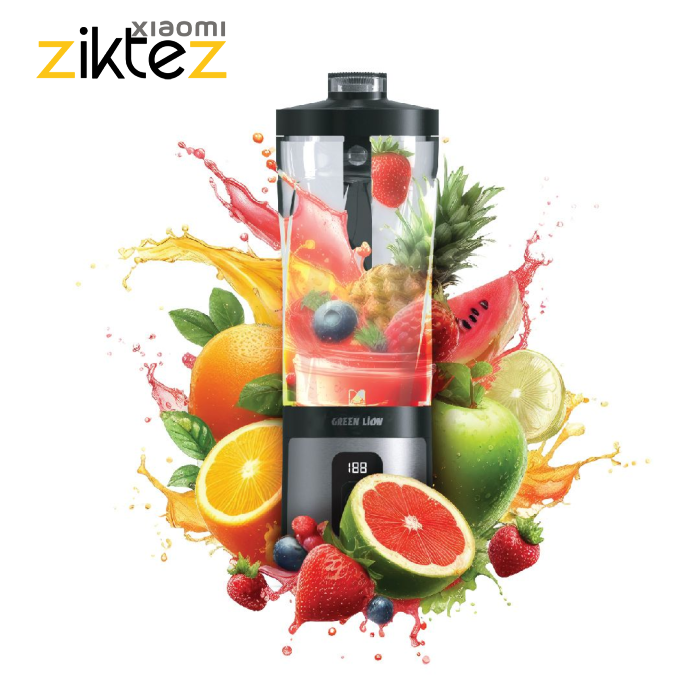 مخلوط کن شارژی گرین لاین Green Lion Projet Blender GNPJ7BLDRBK 600ML (اورجینال ارسال فوری) - Image 2