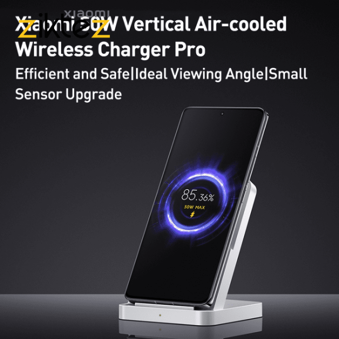 استند و شارژر وایرلس شیائومی 50 وات Xiaomi MDY-14-EN (اورجینال ارسال فوری) - Image 4