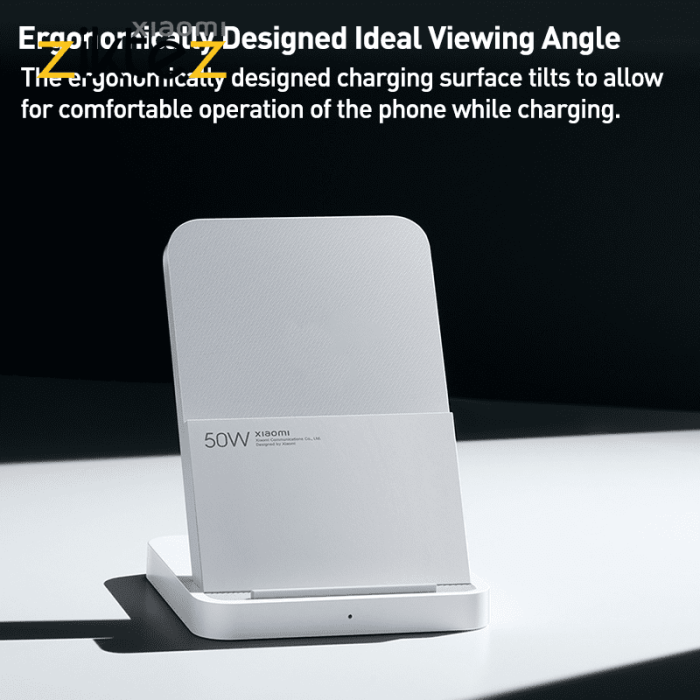 استند و شارژر وایرلس شیائومی 50 وات Xiaomi MDY-14-EN (اورجینال ارسال فوری) - Image 3