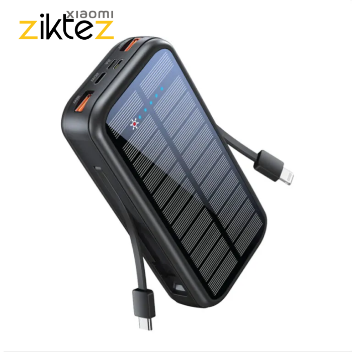 پاوربانک خورشیدی 20000 گرین لاین توان 20 وات Green Lion PD20W Solar 2 GNPDSOLPB20 (اورجینال ارسال فوری)