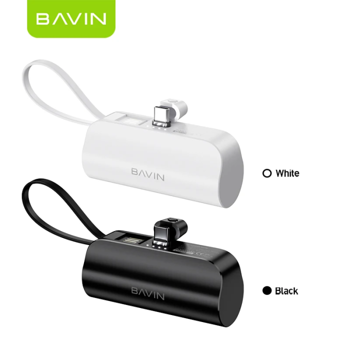 پاوربانک 5000 باوین 12 وات Bavin PC012 Pro (اورجینال ارسال فوری)