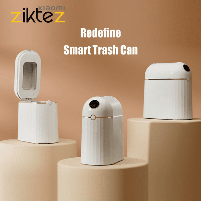 سطل زباله هوشمند شیائومی ضد آب Xiaomi Motion sensor Smart Trash Can Automatic (اورجینال) - Image 2