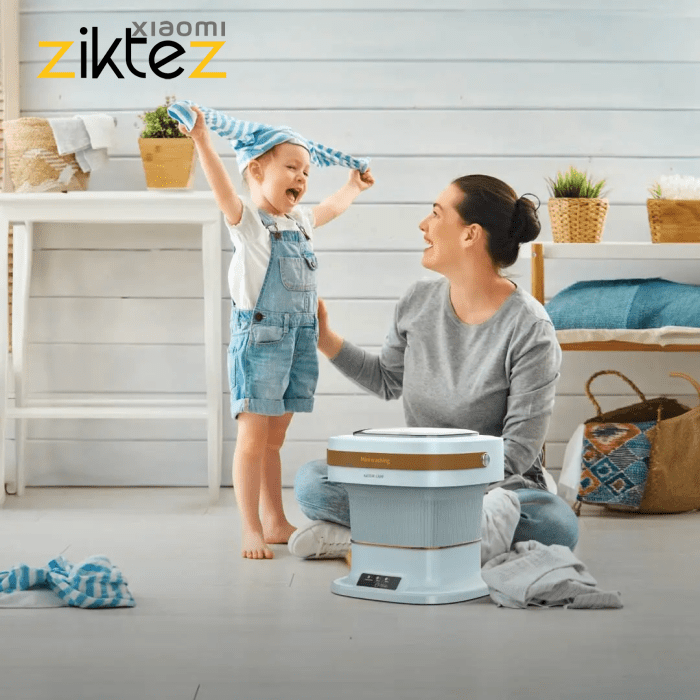 مینی واش (ماشین لباسشویی) پر قدرت باکتریوستاز Mini wash 6L (اورجینال) - Image 7