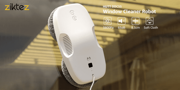 شیشه شوی رباتیک شیائومی هات مدل Hutt DDC5 Window Cleaner Robot (اورجینال) - Image 14