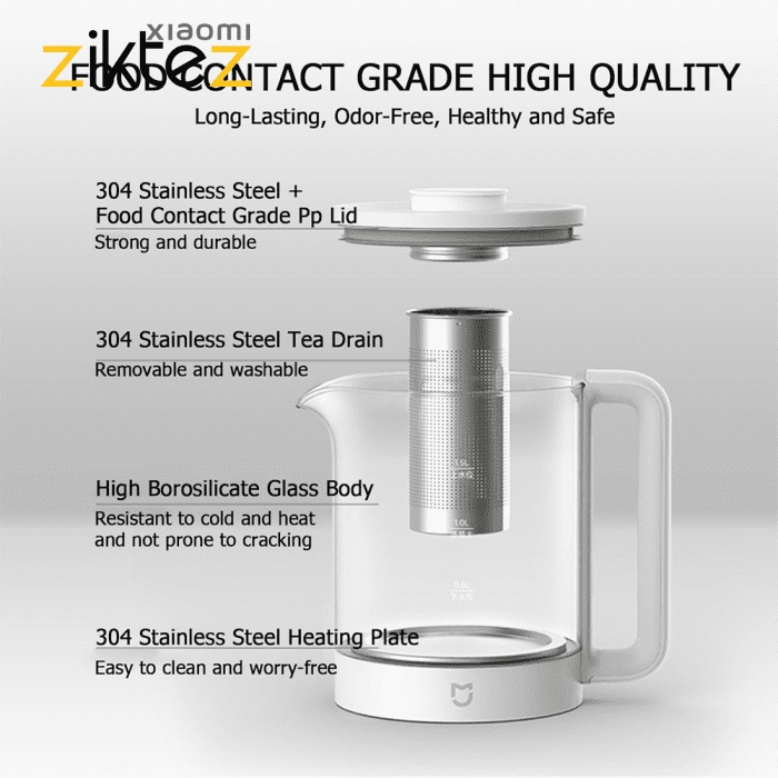 کتری برقی شیائومی مدل Mijia Electric Tea Kettle N1 - Image 8