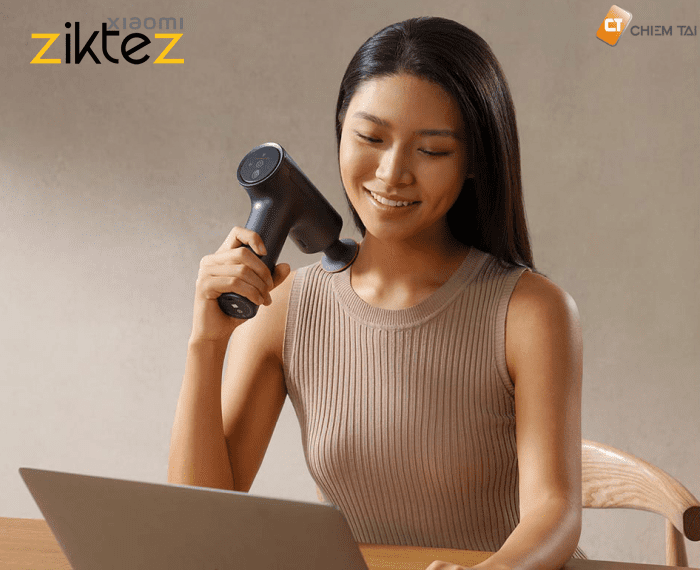 ماساژور تفنگی شیائومی حرارتی Xiaomi Mijia massage Gun H3 MJJMQ06YM (اورجینال ارسال فوری) - Image 3