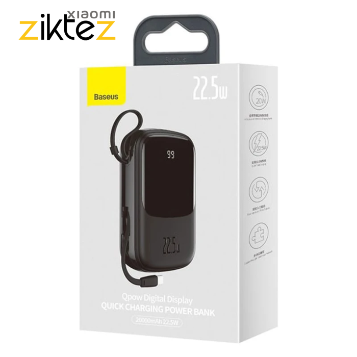 پاوربانک 20000 بیسوس 22.5 وات Baseus PPQD040101 Qpow Pro (اورجینال با گارانتی) - Image 8