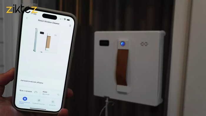 شیشه شوی رباتیک شیائومی شارژی مدل Xiaomi Lydsto Water Spray Smart Robotic Window Cleaner (اورجینال) - Image 11