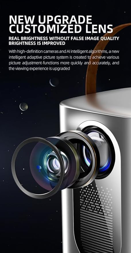 ویدیو پروژکتور هوشمند اندروید Kalobee Projector HY6 Smart (اورجینال) فروشگاه اینترنتی زیکتز