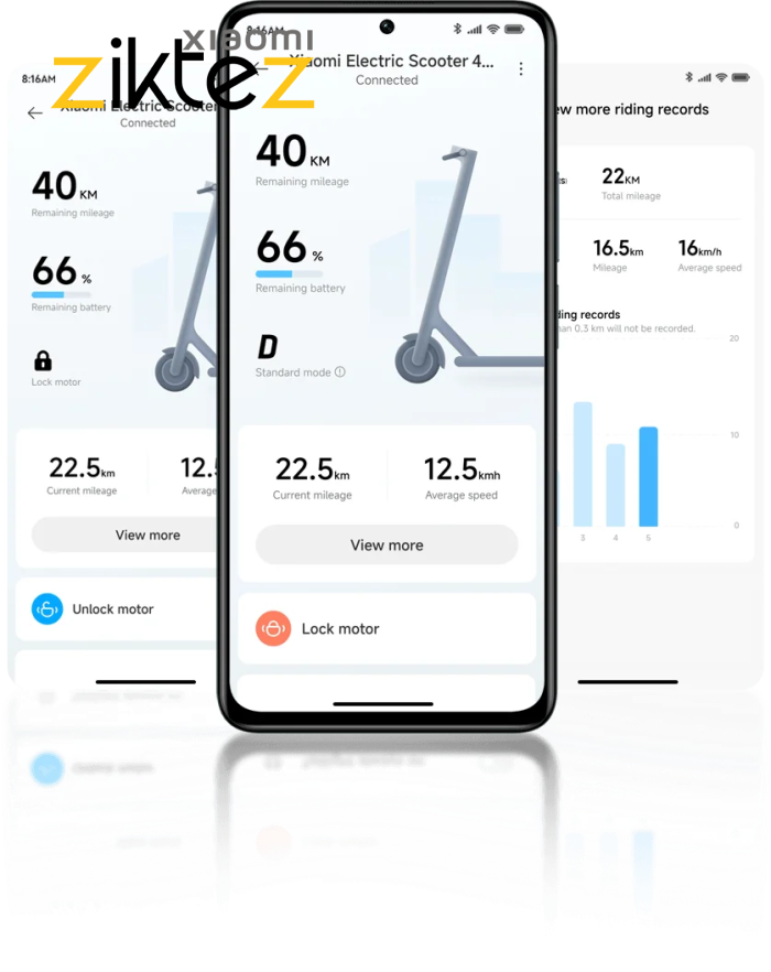 اسکوتر برقی شیائومی مدل Xiaomi Electric Scooter 4Pro (نسخه2 اورجینال) - Image 8