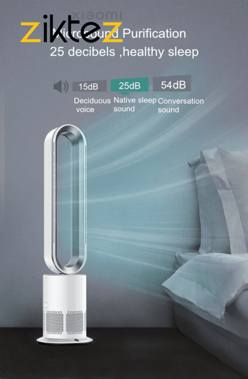 تصفیه هوا پلاسمایی همراه با کولر فن Plasma Air Purifier with Fan Silver