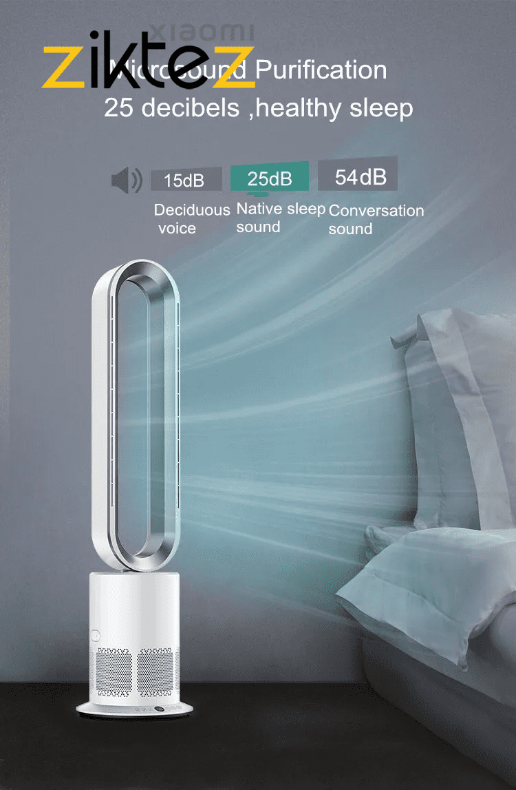 تصفیه هوا پلاسمایی همراه با کولر فن Plasma Air Purifier with Fan Silver