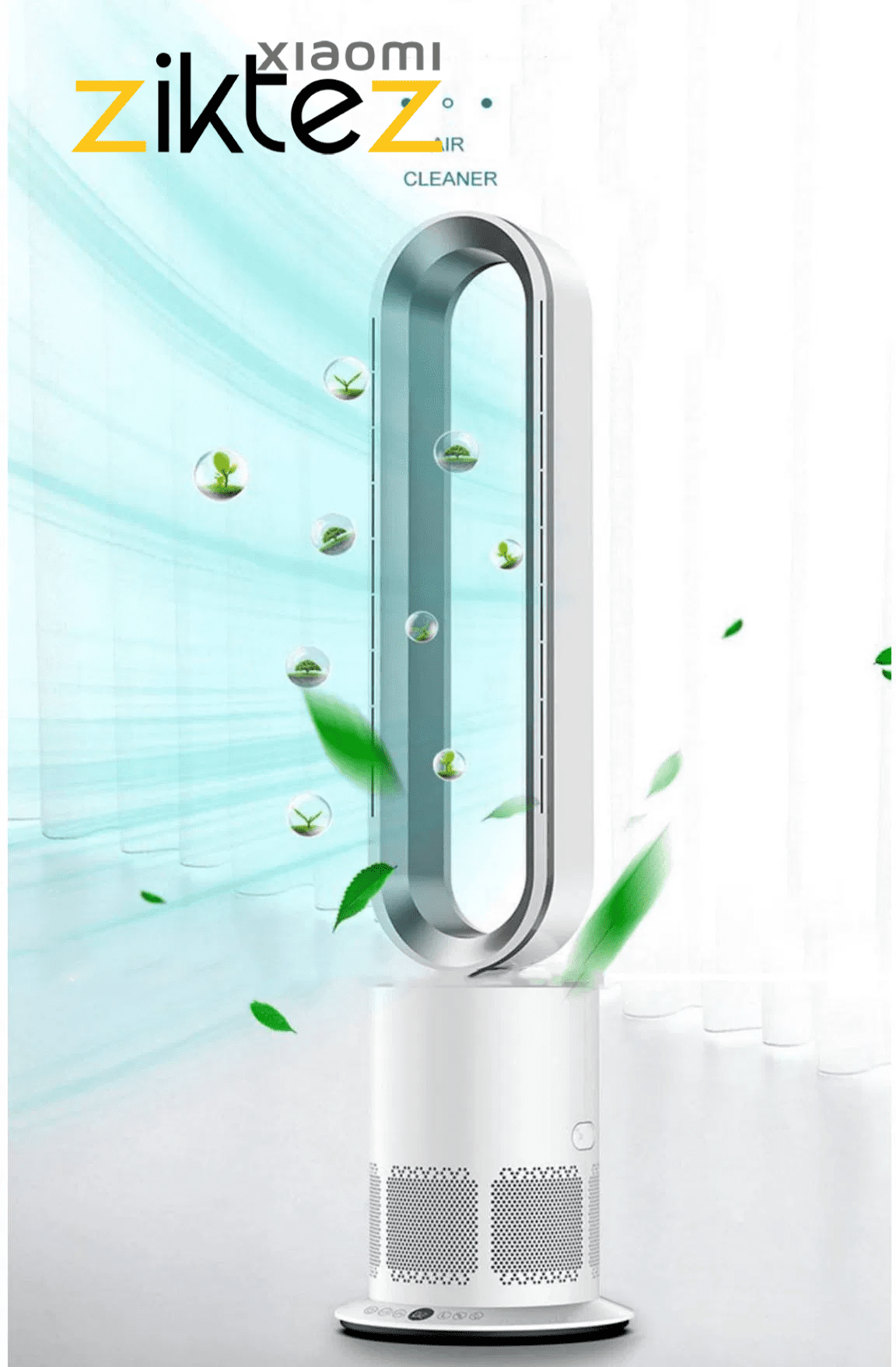 تصفیه هوا پلاسمایی همراه با کولر فن Plasma Air Purifier with Fan Silver