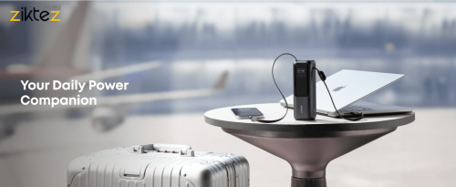 پاوربانک انکر 25000 میلی آمپر مدل A1695 Zolo با توان 165 وات و کابل داخلی USB-C