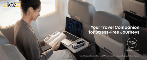 پاوربانک انکر 25000 میلی آمپر مدل A1695 Zolo با توان 165 وات و کابل داخلی USB-C