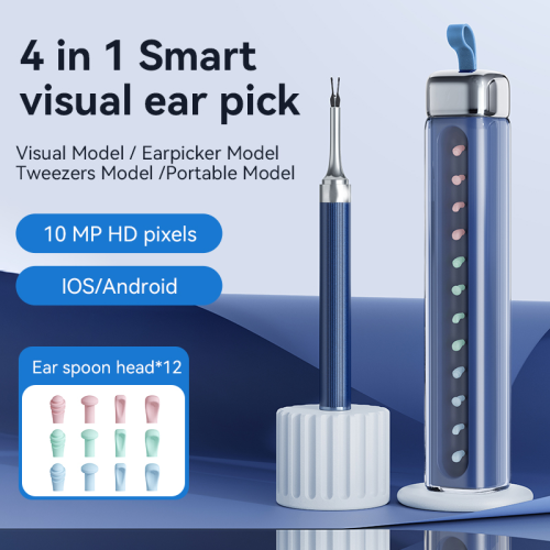 گوش پاک‌کن هوشمند حرفه ای ۴ کاره visual ear pick tweezers 10MP HD