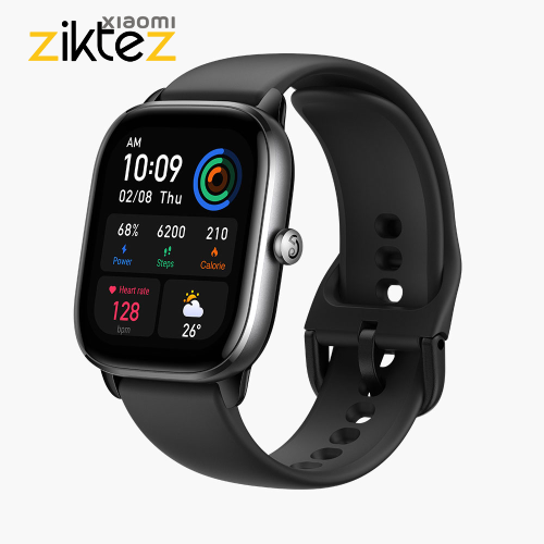 ساعت هوشمند شیائومی مدل Amazfit GTS 4 با صفحه نمایش AMOLED، قابلیت تماس بلوتوثی، بیش از 150 حالت ورزشی و GPS دقیق