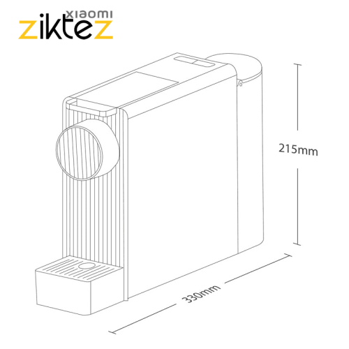 قهوه ساز کپسولی شیائومی مدل Scishare S1201 با پمپ فشار 19 بار، طراحی مینی‌مال و قابلیت تنظیم حجم قهوه