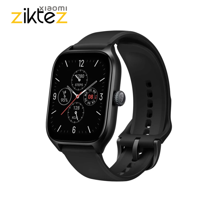 ساعت هوشمند شیائومی مدل Amazfit GTS 4 با صفحه نمایش AMOLED، قابلیت تماس بلوتوثی، بیش از 150 حالت ورزشی و GPS دقیق