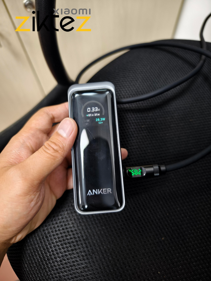 پاوربانک و شارژر دیواری انکر Anker A1339 Prime با ظرفیت 9600 میلی‌آمپر و توان 65 وات مناسب لپ‌تاپ و موبایل