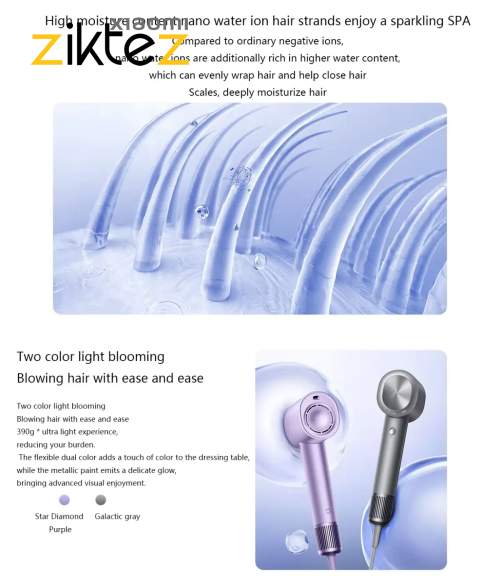 سشوار حرفه ای شیائومی میجیا مدل Xiaomi Mijia H701 Hair Dryer