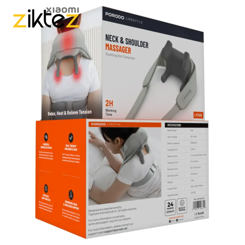 ماساژور گردن و شانه پرودو مدل Porodo Massager PD-LFST120