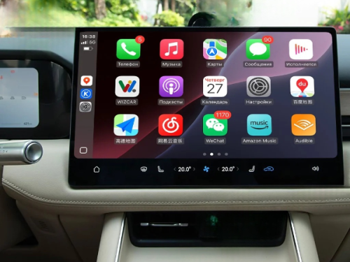 دستگاه هوشمند اتصال اندرویداتو کاربیت‌لینک کارپلی خودرو چانگان CS35 وارداتی Apple CarPlay Android Auto CarbitLink