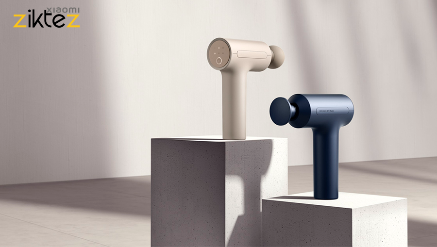 ماساژور تفنگی شیائومی Xiaomi Mijia Fascia Gun 3 مدل MJJMQ05YM با طراحی ارگونومیک و قابلیت ماساژ عمیق عضلات مناسب ورزشکاران و استفاده خانگی