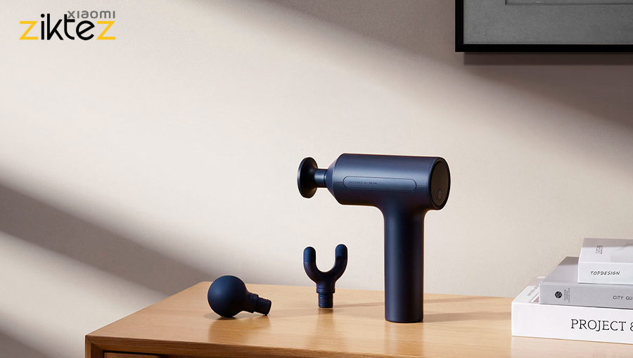 ماساژور تفنگی شیائومی Xiaomi Mijia Fascia Gun 3 مدل MJJMQ05YM با طراحی ارگونومیک و قابلیت ماساژ عمیق عضلات مناسب ورزشکاران و استفاده خانگی