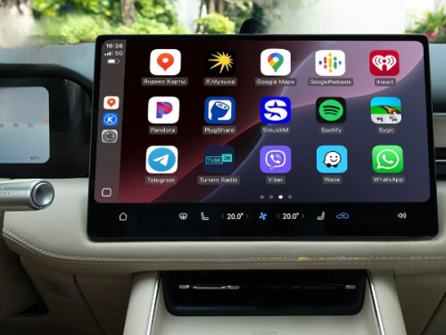 دستگاه هوشمند اتصال اندرویداتو کاربیت‌لینک کارپلی خودرو چانگان CS35 وارداتی Apple CarPlay Android Auto CarbitLink