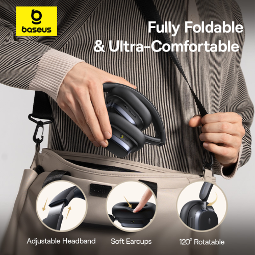 هدفون بی سیم گیمینگ بیسوس مدل Baseus Bowie H1s