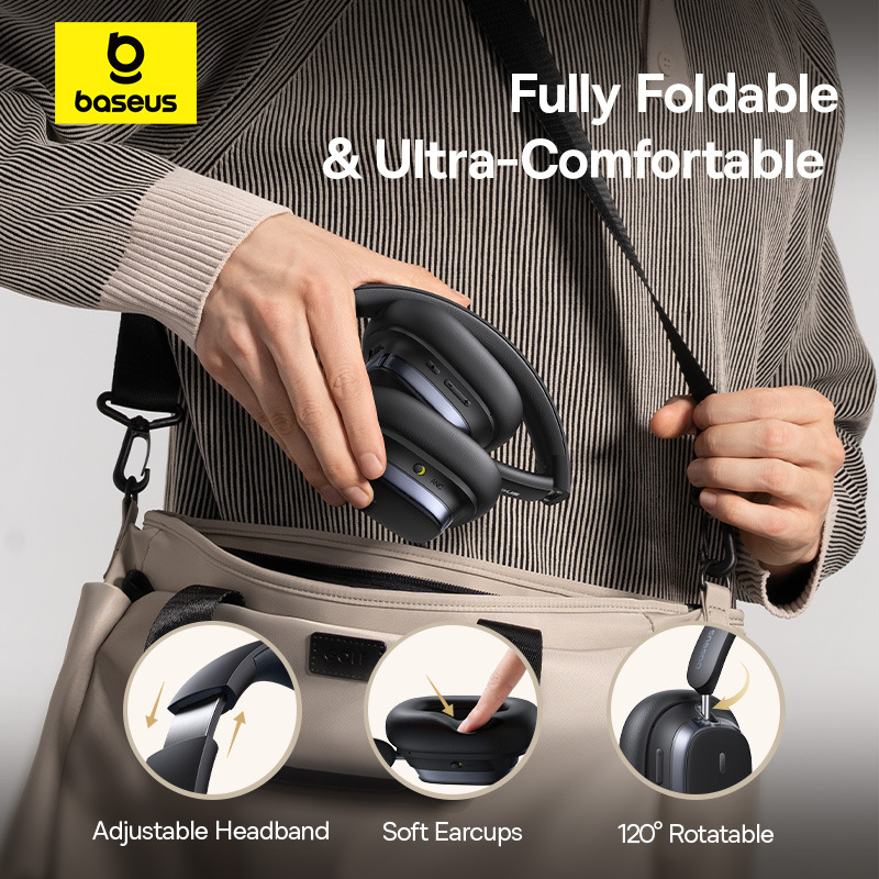 هدفون بی سیم گیمینگ بیسوس مدل Baseus Bowie H1s