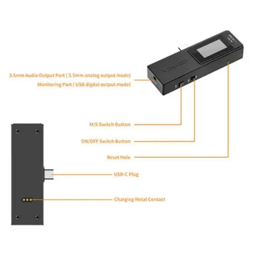 ست میکروفن بی سیم کامیکا مدل VDLive10 USB مجموعه 3 عددی