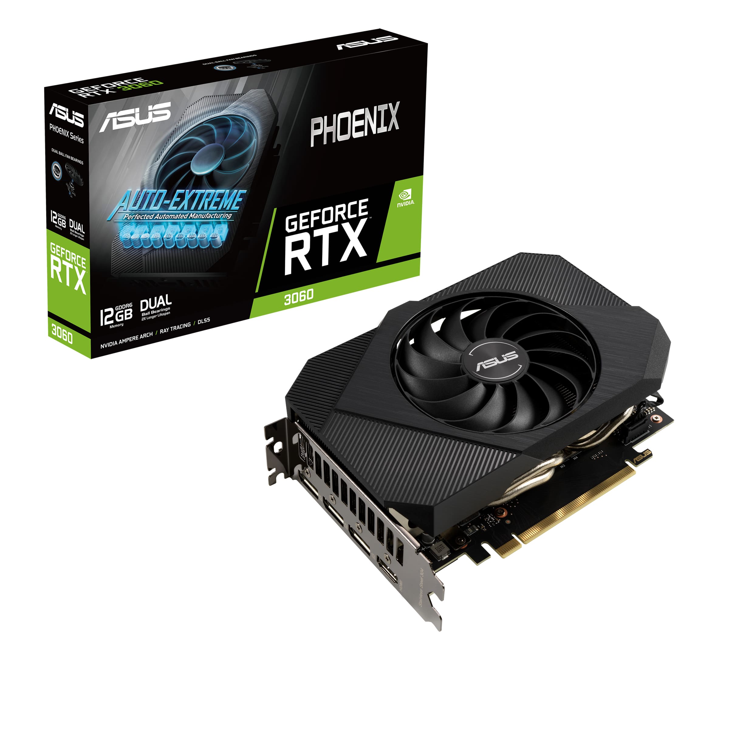 کارت گرافیک ایسوس مدل GeForce RTX 3060 PHOENIX